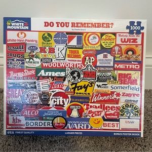 White Mountain Puzzles - 1000pc - do you remember?